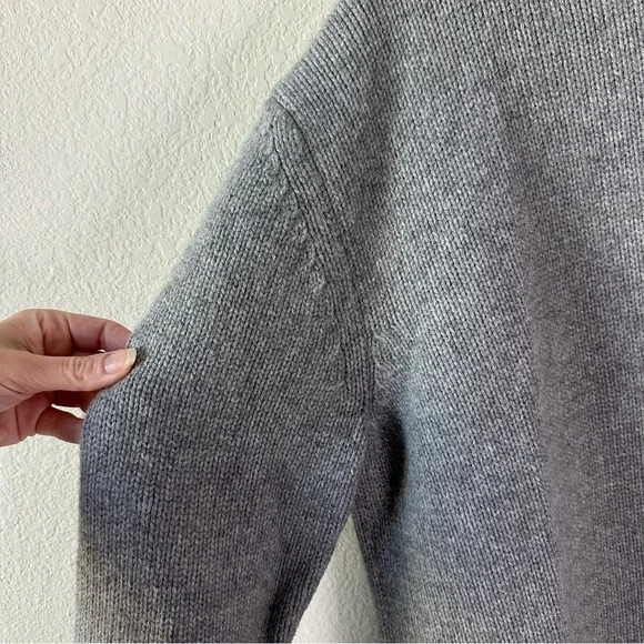 ANINE BING Rosie Gray Pullover Knit Cashmere Sweater SZ S - Picture 5 of 9